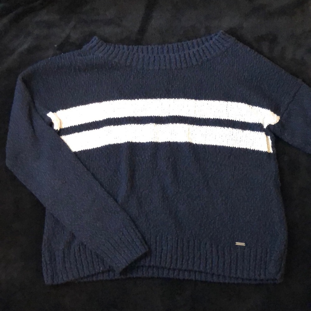Hollister Navy Blue Sweater